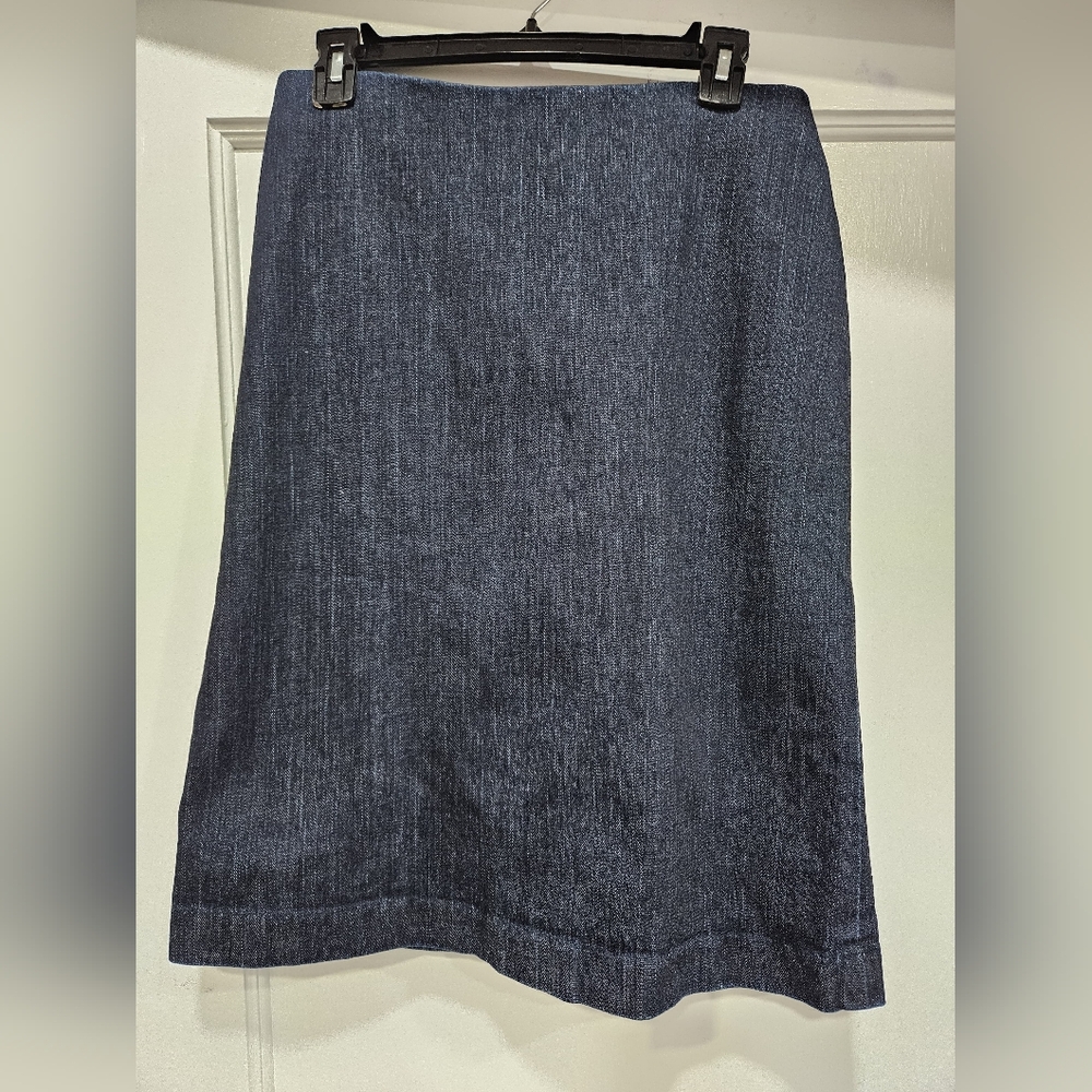 GAP Dark Blue A-Line Denim Skirt